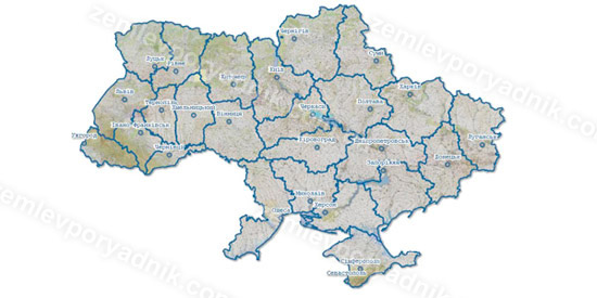 Public cadastral map of Ukraine